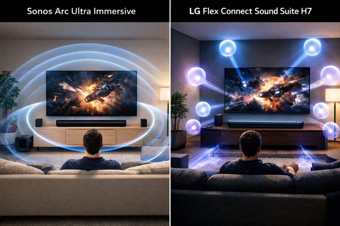 Sonos Arc Ultra Immersive or LG Flex Connect Sound Suite H7