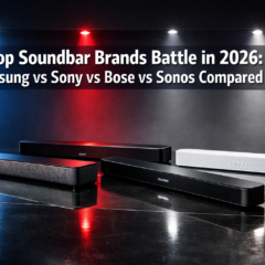 Top Soundbar Brands Battle in 2026 Samsung vs Sony vs Bose vs Sonos Compared