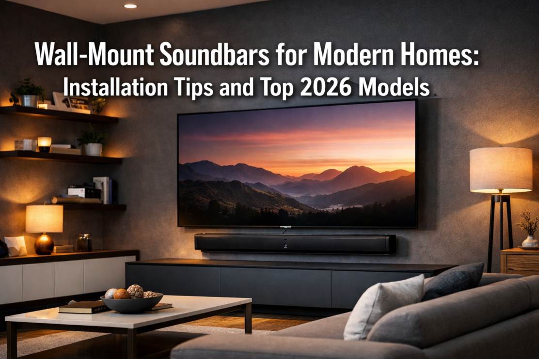 Wall Mount Soundbars for Modern Homes
