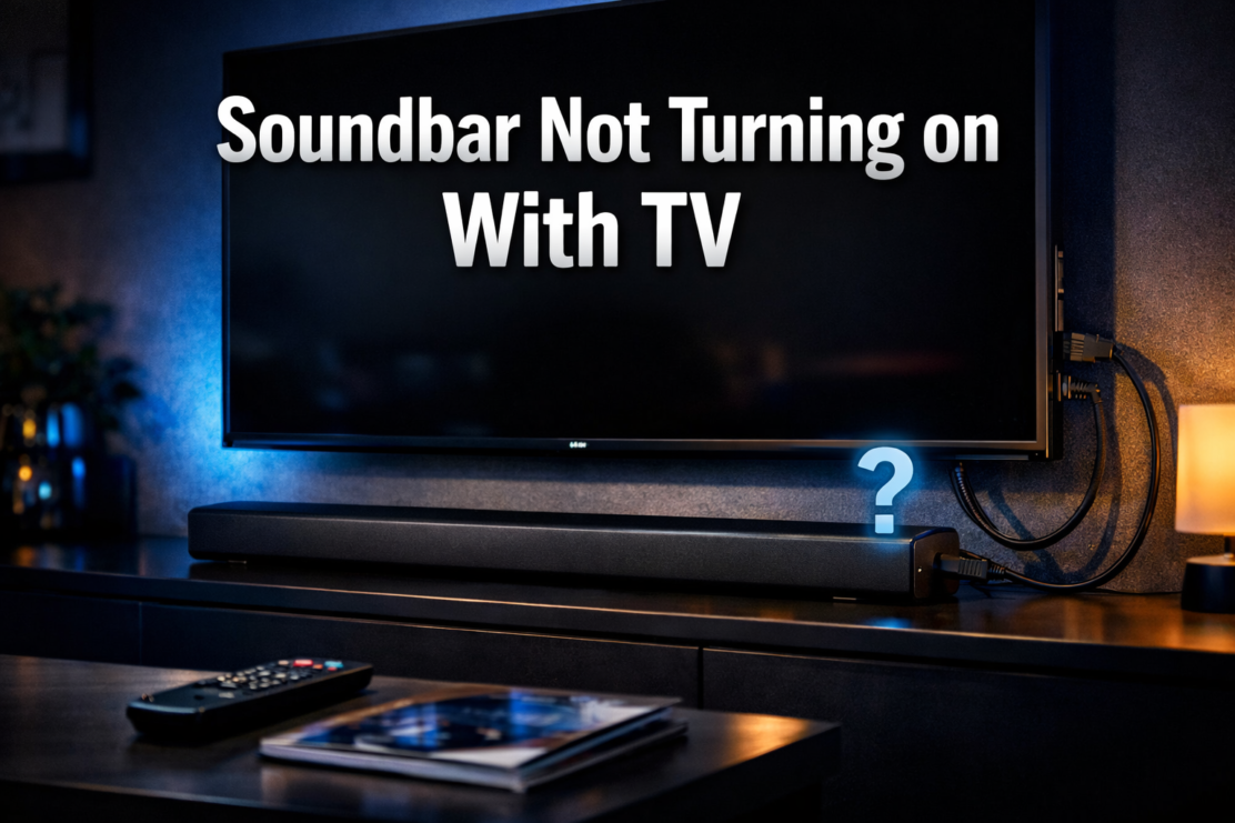 Soundbar Not Turning on With TV