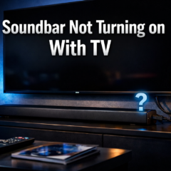 Soundbar Not Turning on With TV