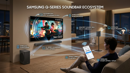 Samsung Q-Series Soundbar Ecosystem
