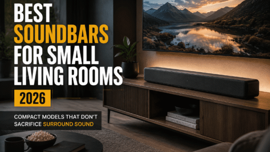 Best Soundbars for Small Living Rooms 2026: Compact Models That Don't Sacrifice Surround Sound