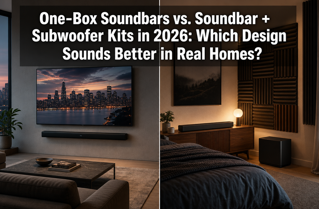 One Box Soundbars vs Soundbar + Subwoofer Kits