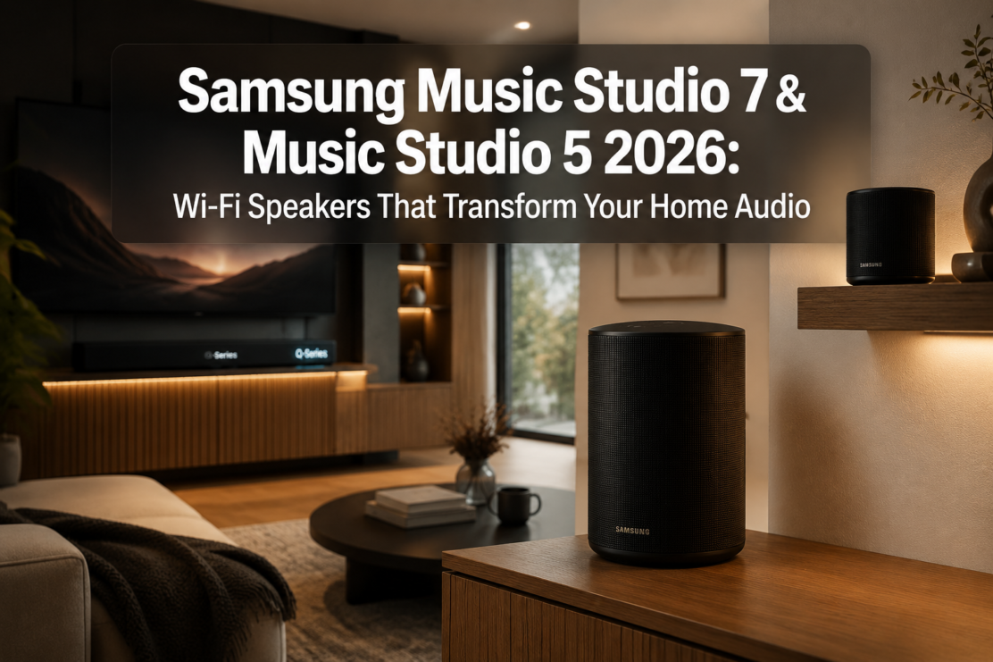 Samsung Music Studio 7 and Music Studio 5 2026: Wi-Fi Speakers That Transform Your Home Audio Setup