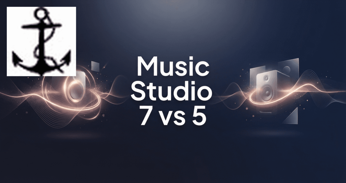 Music Studio 7 vs 5