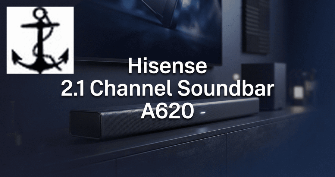 Hisense 2.1 Channel Soundbar With Built in Subwoofer A620