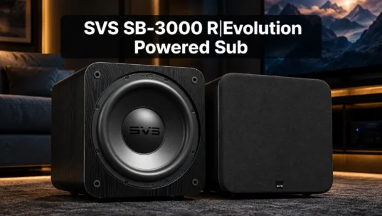 SVS SB-3000 R|Evolution Black Ash Powered Subwoofer